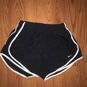black nike shorts
